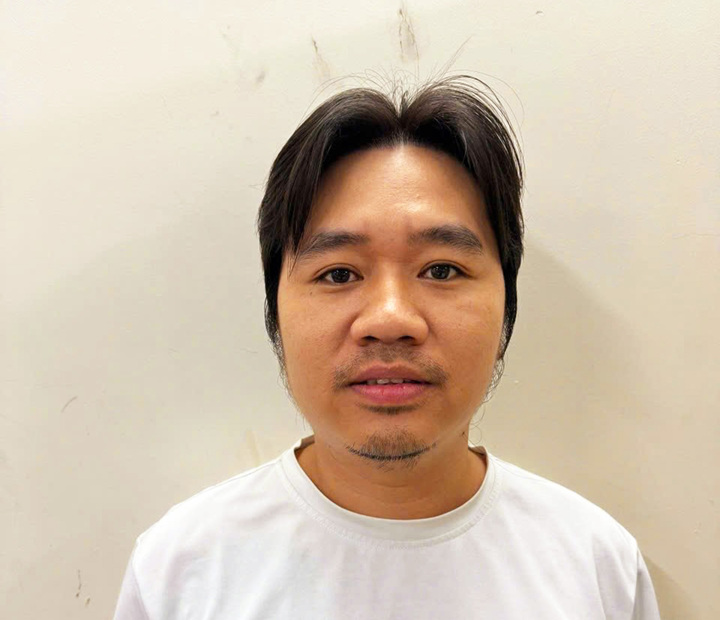 Trương Thanh Tịnh tại cơ quan điều tra. (Ảnh Công an cung cấp)