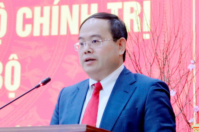 Tân Bí thư Tỉnh ủy Cao Bằng Quản Minh Cường. (Ảnh: Tỉnh ủy Cao Bằng)