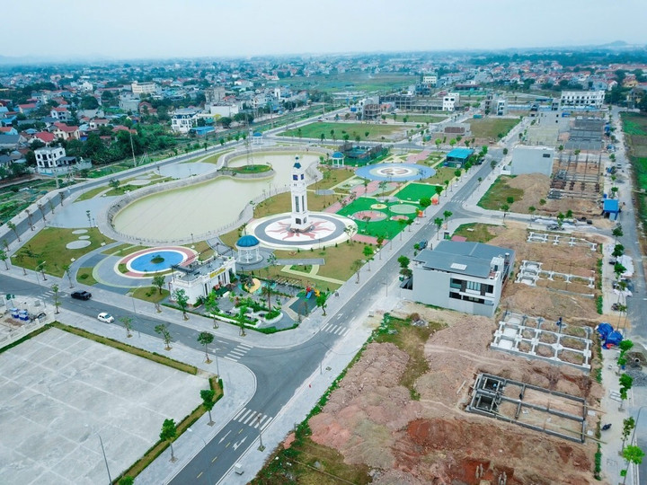 Khu đô thị mới Tấn Đức tại thành phố Phổ Yên đang được xây dựng xứng tầm đô thị hiện đại thông minh.