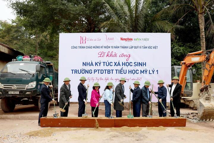 Khởi công công trình kỷ niệm 10 năm thành lập Quỹ Vì tầm vóc Việt .