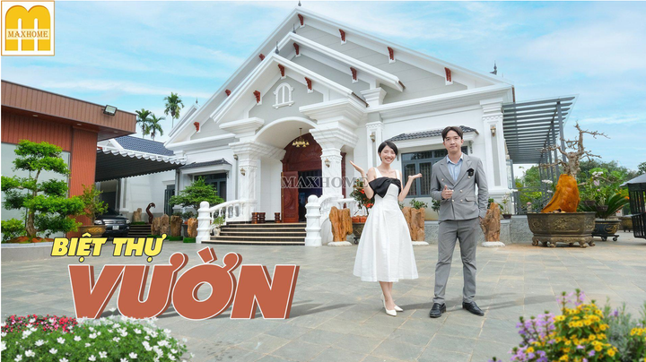 Biệt thự vườn tại Bình Dương được Maxhome thiết kế và thi công.