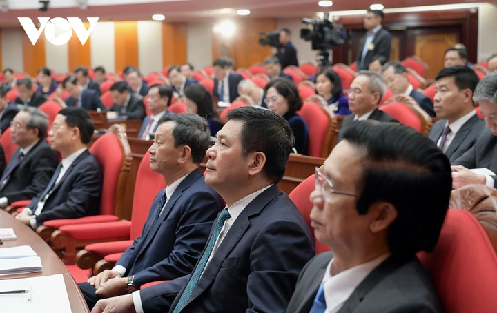 Các đại biểu dự Hội nghị Ban Chấp hành Trung ương Đảng khóa XIII.