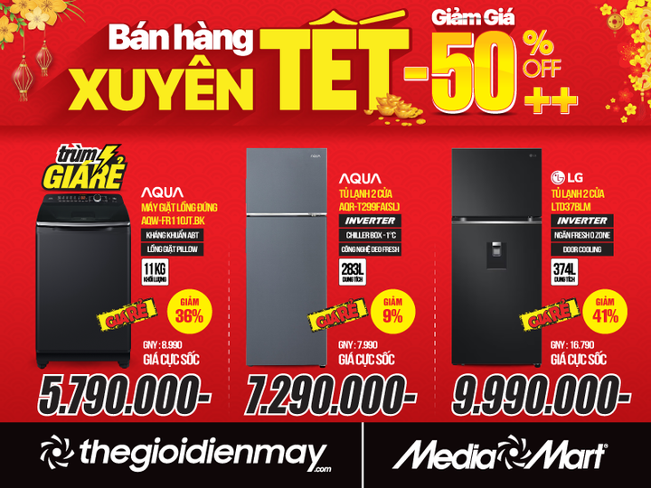 MediaMart khuyến mại xuyên Tết, giảm giá sốc đến 50% hàng nghìn mặt hàng - 3