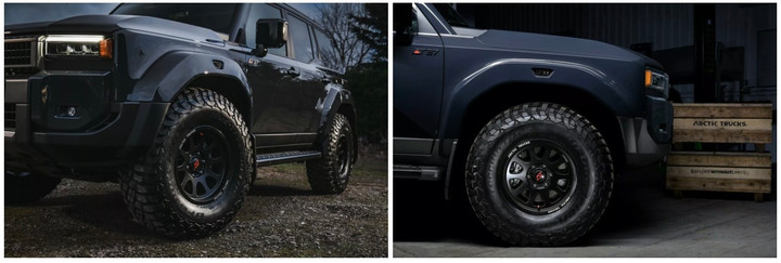 Chi tiết Toyota Land Cruiser Prado độ thân rộng - 4