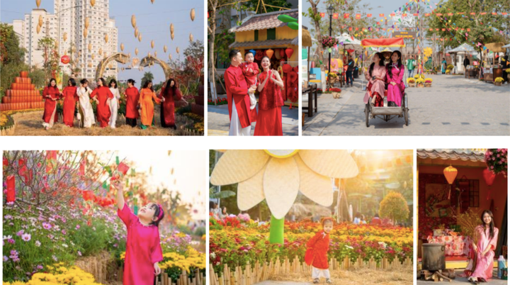 Ngày đầu năm, người Việt chọn áo dài vui Tết tại Home Hanoi Xuan - 8