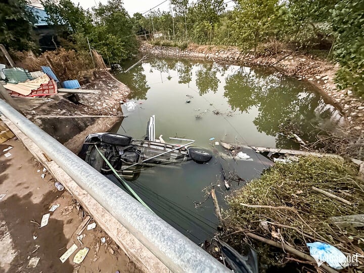 Hiện trường vụ tai nạn.