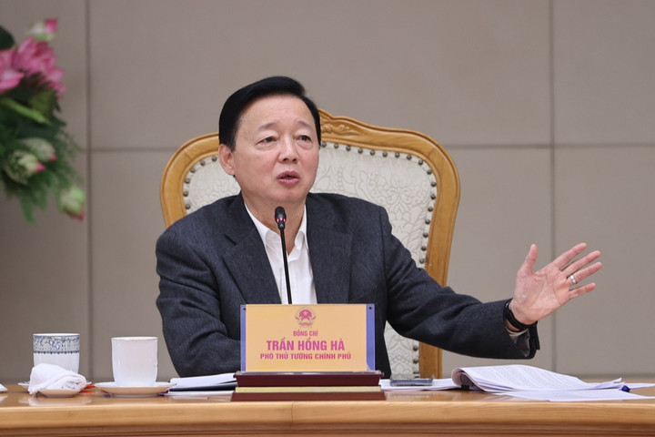 Phó Thủ tướng Trần Hồng Hà. (Ảnh: VGP)