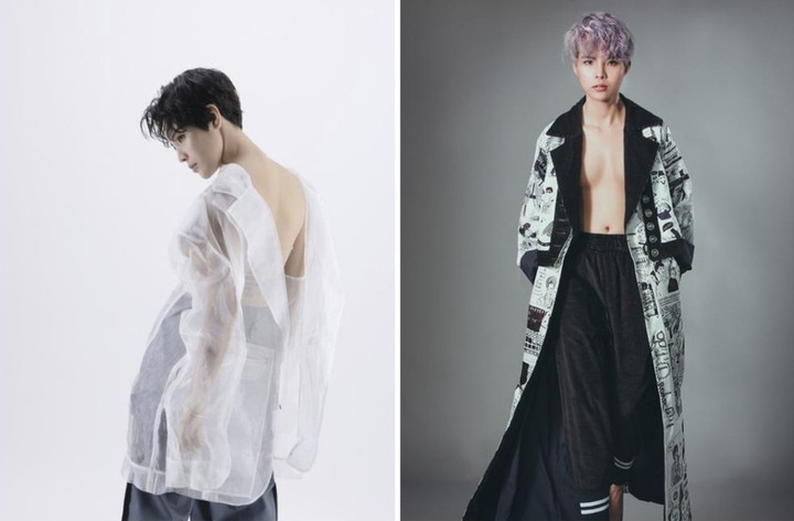 Năm 2019 khi ra mắt album “Inner Me”, ca sỹ "chơi lớn" khi chia sẻ những bức ảnh hờ hững khoe lưng trần hay diện mốt không nội y kiểu nam tính.