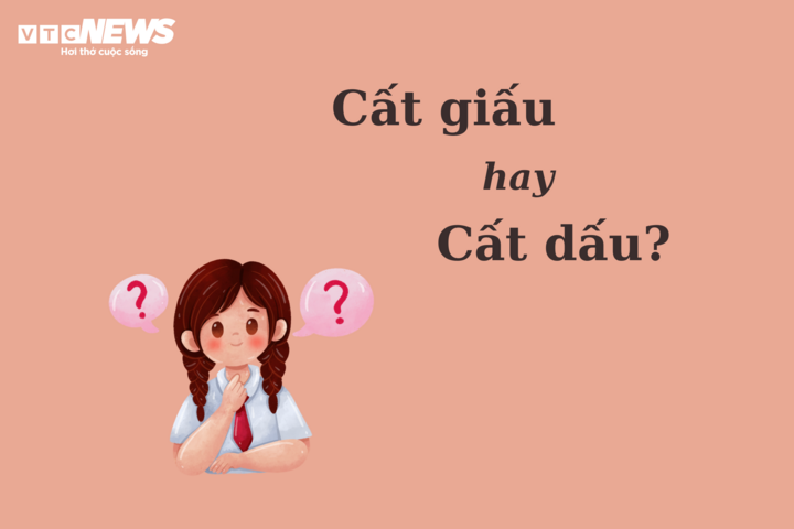 Thử thách Tiếng Việt: 'Cất giấu' hay 'cất dấu'? - 1