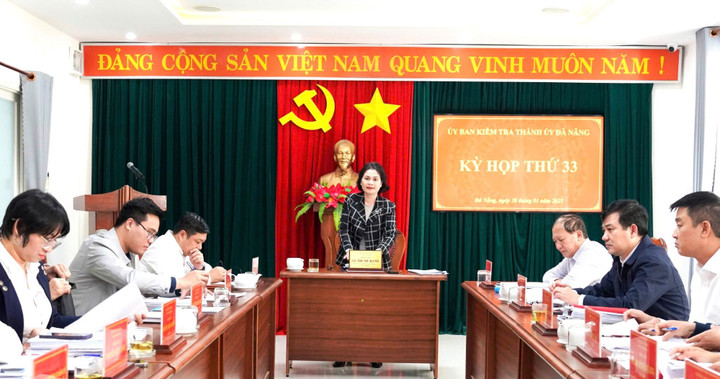 Ủy ban Kiểm tra Thành ủy Đà Nẵng họp kỳ họp thứ 33. (Ảnh: UBKT Đà Nẵng)