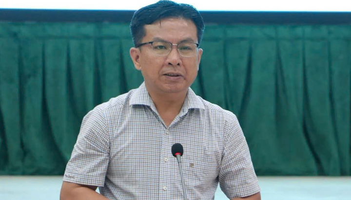 Ông Lê Văn Tiếp bị cáo buộc sai phạm trong việc thu hồi đất, bồi thường dự án sân bay Long Thành. (Ảnh: Báo Đồng Nai)