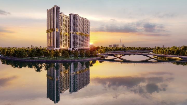 Phối cảnh dự án The Gió Riverside tại khu Đông TP.HCM.