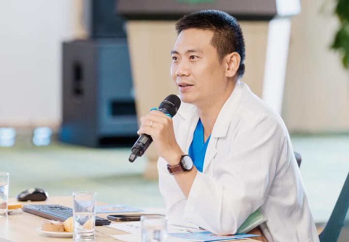 BSCKII Trần Văn Bàn thông tin về ca bệnh.