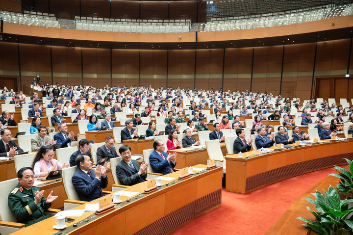Các đại biểu tham gia kỳ họp. (Ảnh: Quochoi.vn).