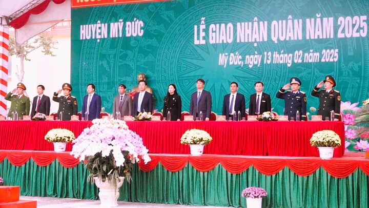 Huyện Mỹ Đức: 187 thanh niên lên đường nhập ngũ - 3