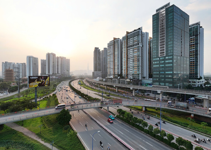 Trường Thọ có thể di chuyển rất nhanh tới những địa điểm nổi bật của TP.HCM như Thảo Điền, Vinhomes Grand Park, Khu nhà giàu An Phú - An Khánh, khu đô thị Thủ Thiêm... (Ảnh: Lê Quân)