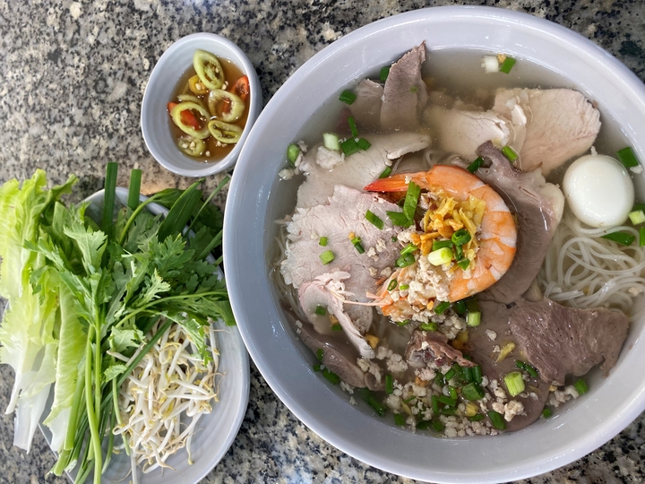 Hủ tiếu Nam Vang là mon ăn ngon, bổ dưỡng. (Ảnh: Đại Việt)