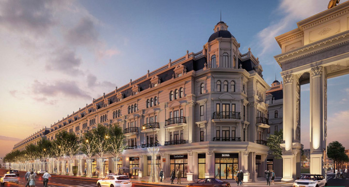 Khu nhà phố thương mại sầm uất tại Danko Riverside.