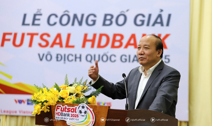 Ông Trần Minh Hùng - Phó Tổng Giám đốc Đài Tiếng nói Việt Nam (VOV), Phó Chủ tịch Uỷ ban Olympic Việt Nam là đồng Trưởng ban Chỉ đạo Futsal Quốc gia 2025.