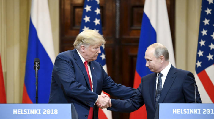 Tổng thống Donald Trump và Tổng thống Vladimir Putin gặp nhau năm 2018. (Ảnh: Global Look Press)