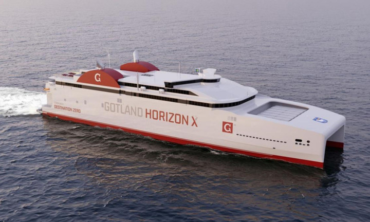 Chiếc tàu Horizon X cao tốc này được thiết kế để chở tới 1.500 hành khách, hàng hóa và 400 phương tiện. (Ảnh: Ship Technology)