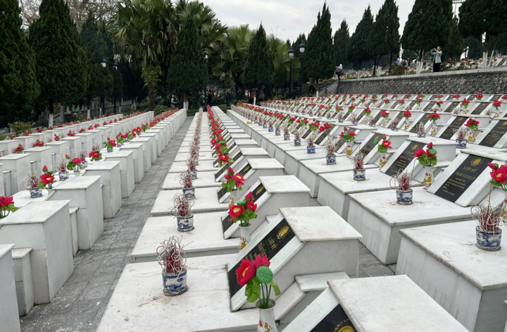 Nghĩa trang liệt sỹ Quốc gia Vị Xuyên- nơi an nghỉ của những người đã hy sinh trong cuộc chiến đấu bảo vệ biên giới phía Bắc.