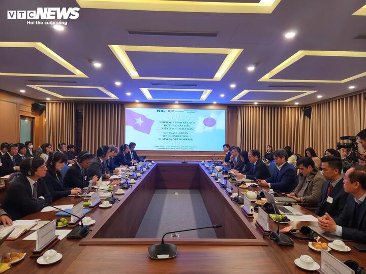 Nhật Bản - Việt Nam thảo luận hợp tác trong lĩnh vực bán dẫn. (Ảnh: Minh Hoàn)