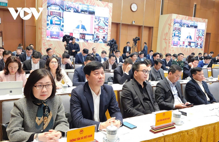 Các đại biểu dự hội nghị.