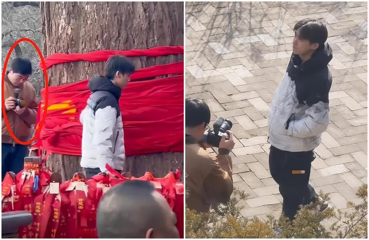 Nhiếp ảnh gia đi theo nam diễn viên phục vụ việc chụp hình nhằm mục đích tái xuất trong thời gian tới.