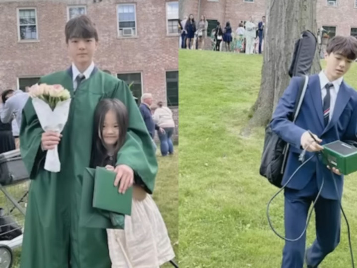 Vẻ ngoài điển trai, cao lớn của con trai tài tử Kwon Sang Woo.