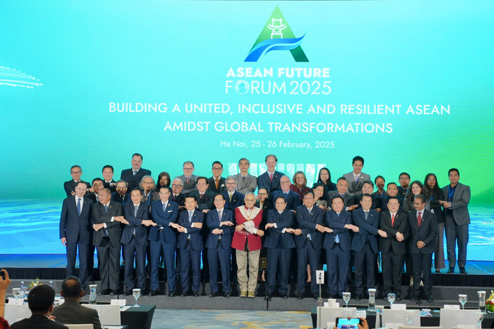 Diễn đàn Tương lai ASEAN 2025 với chủ đề "Xây dựng một ASEAN đoàn kết, bao trùm và tự cường trong một thế giới biến động" (Ảnh: Thanh Luân)