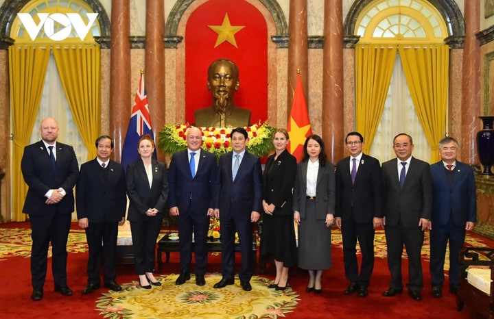 Chủ tịch nước Lương Cường tiếp Thủ tướng New Zealand Christopher Luxon - 4