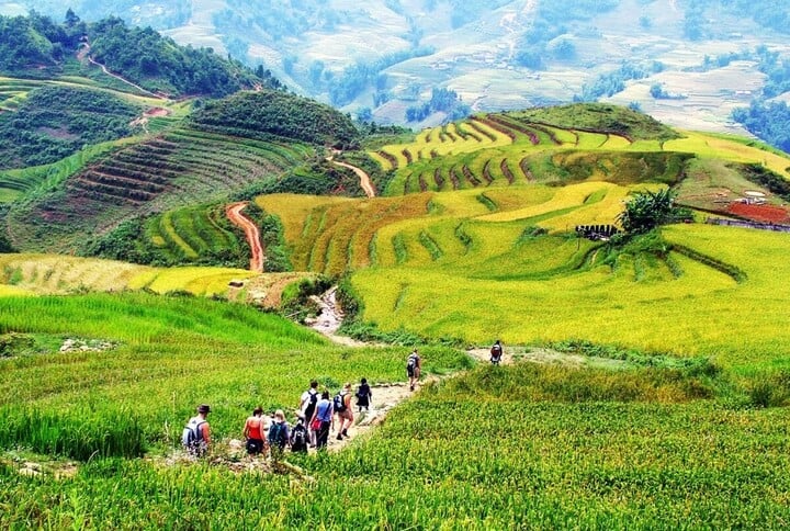 Trải nghiệm hành trình trekking từ bản Cát Cát đến bản Sín Chải.