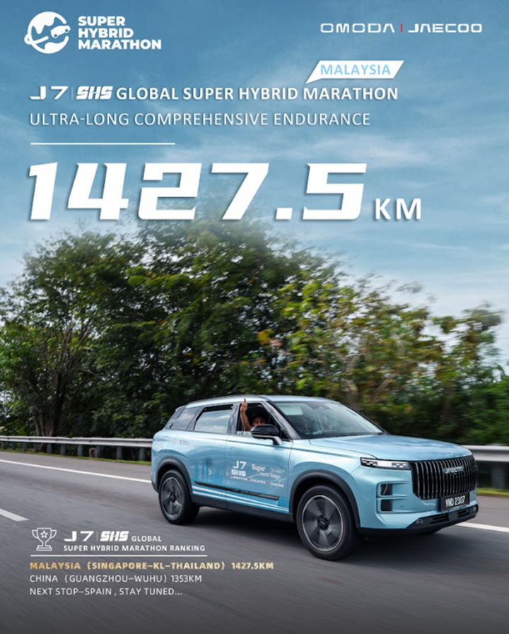 Jaecoo J7 PHEV thiết lập kỷ lục mới trong bài kiểm tra đường dài xuyên quốc gia - 3