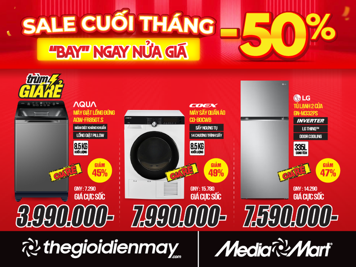 MediaMart sale cuối tháng - giảm giá sốc đến 50% nhiều sản phẩm - 3