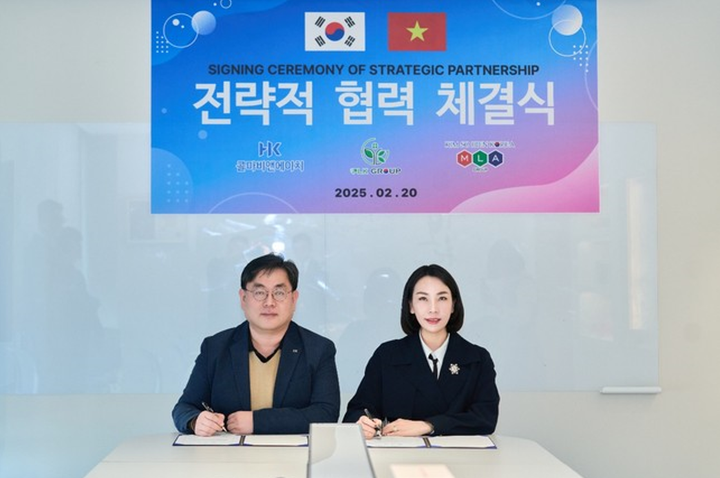 Bà Kim So Hien – Chủ tịch MLA Group tại Lễ ký kết.