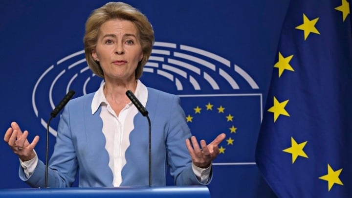 Chủ tịch Ủy ban châu Âu Ursula von der Leyen.