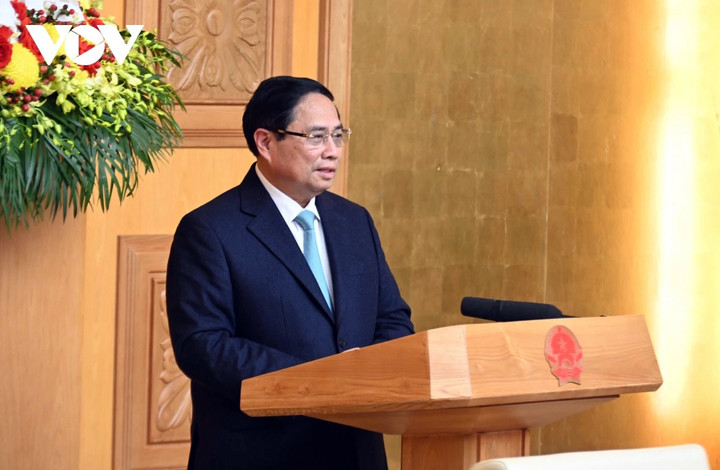 Thủ tướng Phạm Minh Chính phát biểu.