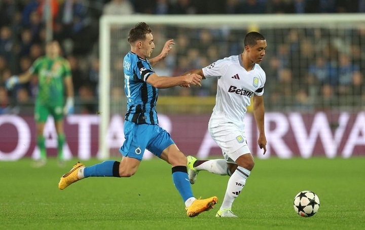 Club Brugge chạm trán Aston Villa tại Champions League