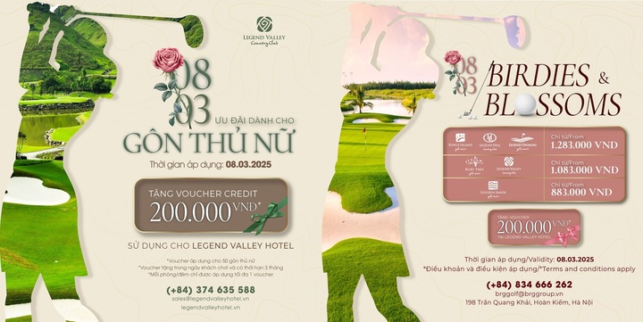 Chương trình chào mừng ngày Quốc tế Phụ nữ 8-3 tại Legend Valley Country Club.