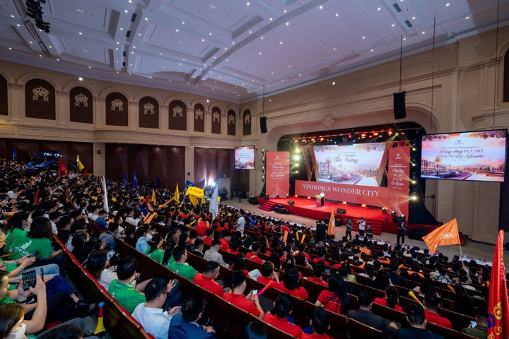 Sự kiện kick-off dự án Vinhomes Wonder City ngày 3/3 quy tụ hàng chục đại lý với hàng nghìn nhân viên tư vấn tham gia, báo hiệu “cơn bão lớn” sắp đổ bộ khu vực phía Tây.