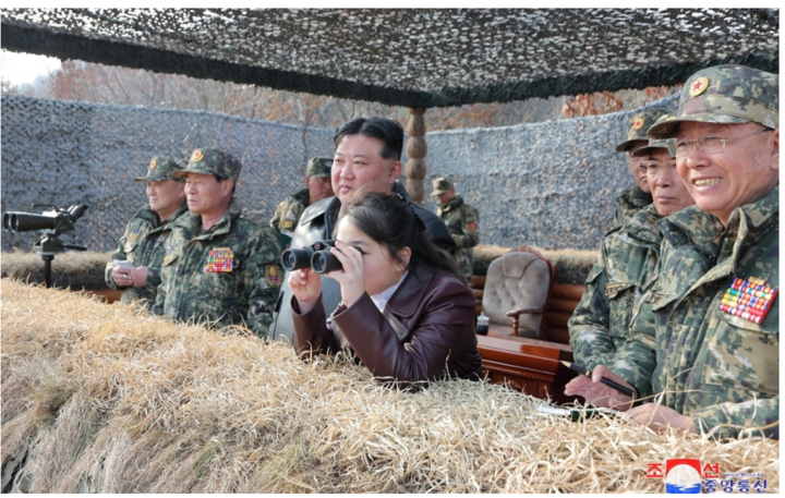 Ông Kim Jong Un trong một lần thị sát quân đội Triều Tiên. (Ảnh: KCNA)