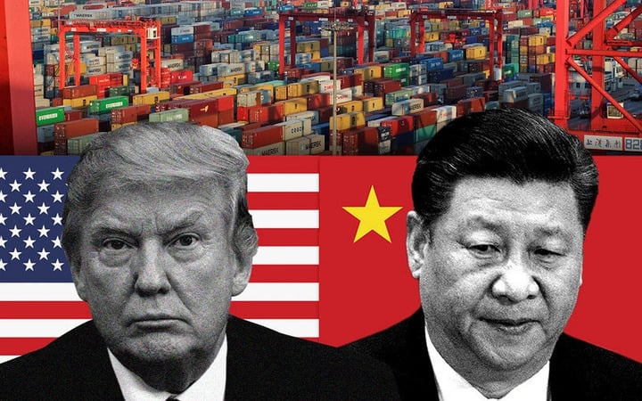 Cuộc chiến thương mại Mỹ - Trung nóng trở lại sau khi ông Trump lên nắm quyền. (Ảnh: Market Watch)