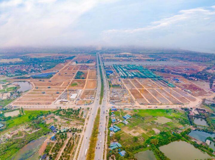 Vinhomes Global Gate nắm giữ nhiều lợi thế khi nằm trên nhiều trục phát triển đô thị của Hà Nội.