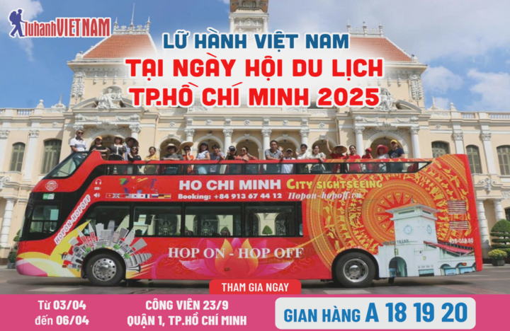 Săn khuyến mãi đến 50% cùng Lữ hành Việt Nam tại Hội chợ du lịch tháng 4 - 1