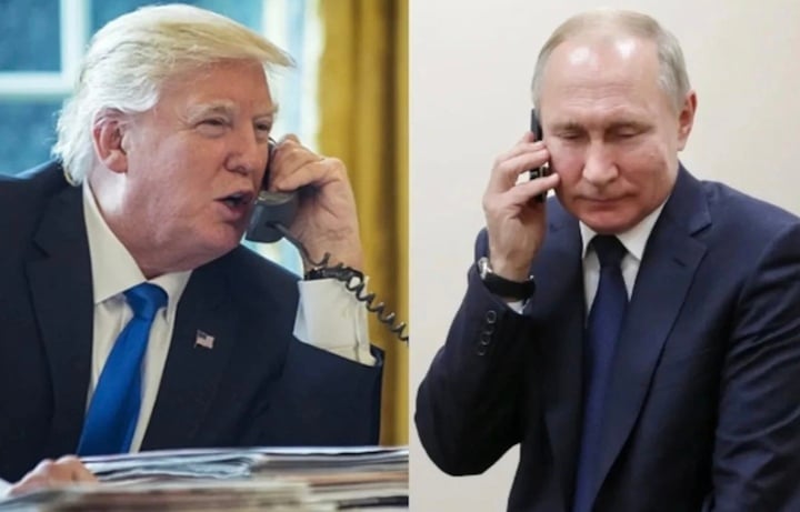 Tổng thống Mỹ Donald Trump và Tổng thống Nga Vladimir Putin. (Ảnh: NDTV)