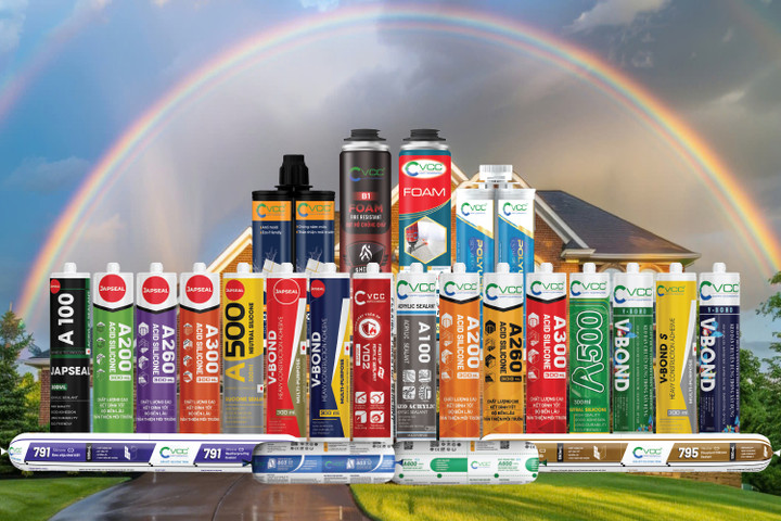 Các dòng sản phẩm Keo Silicone đa dạng, chất lượng của VCC.