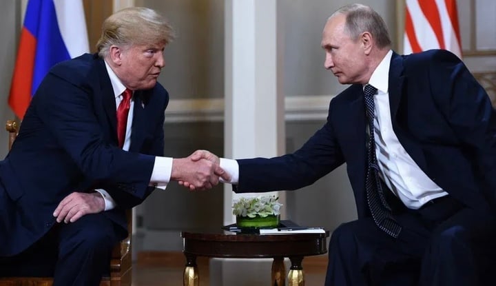 Tổng thống Mỹ Donald Trump và Tổng thống Nga Vladimir Putin. (Ảnh: CNN)