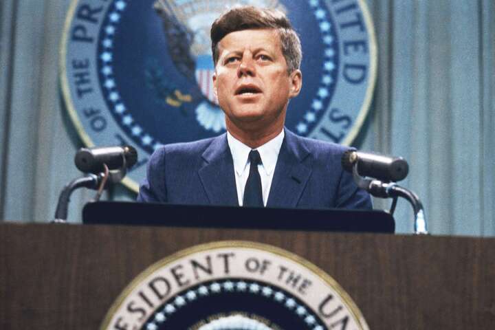 Cố Tổng thống Mỹ John F Kennedy (Ảnh: People)