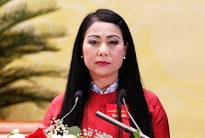 Cựu Bí thư Vĩnh Phúc Hoàng Thị Thuý Lan.
